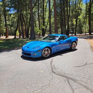 blue corvette